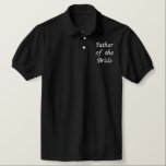 Embroidered Father of the Bride<br><div class="desc">A perfect gift for the Father of the Bride,  this embroidered classic polo shirt. Customise embroidery font and colour.</div>