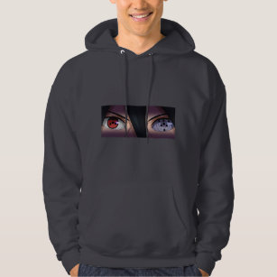 Embroidered for eyes sasuke hoodie
