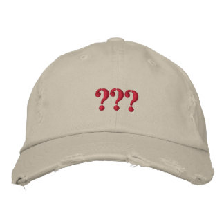 ??? EMBROIDERED HAT