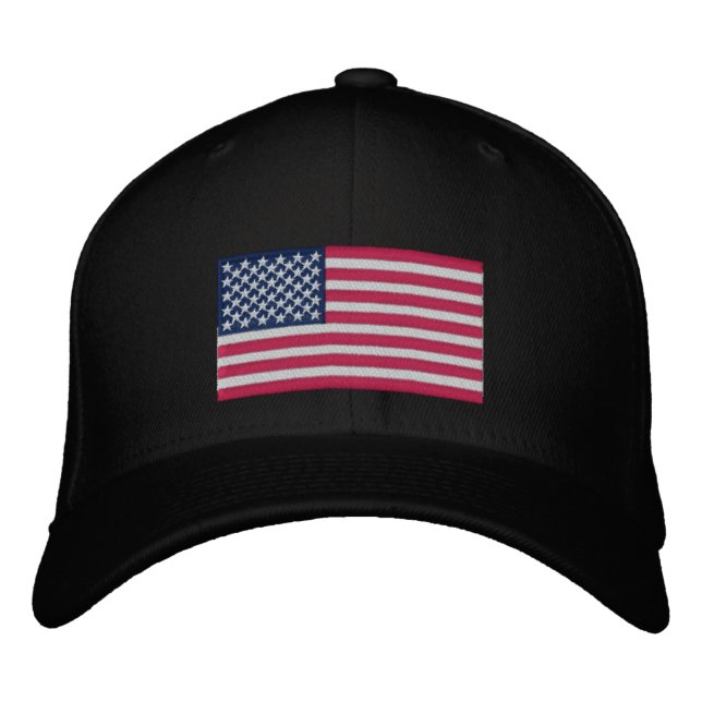 Embroidered Hat American Flag (Front)