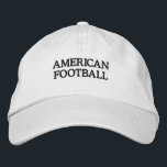 Embroidered hat American football<br><div class="desc">Embroidered hat American football</div>