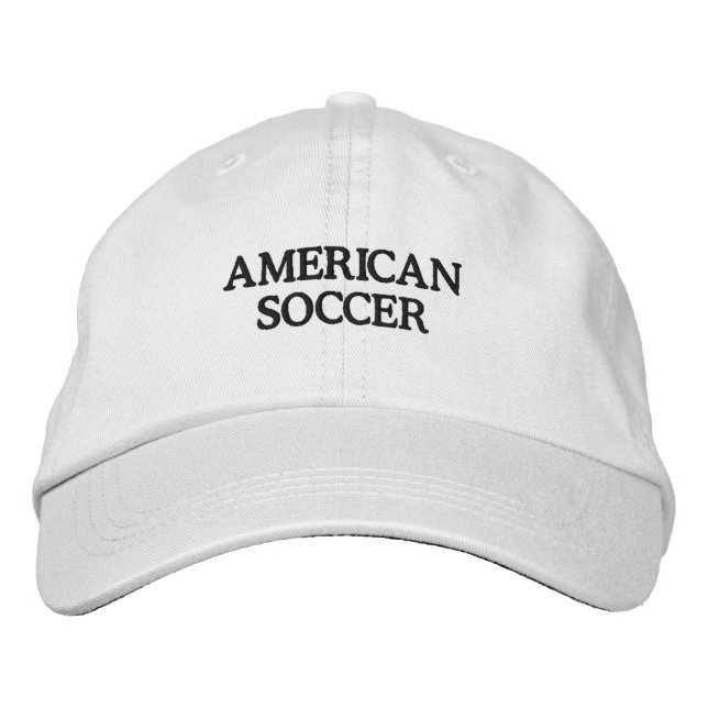 Embroidered hat American soccer  (Front)