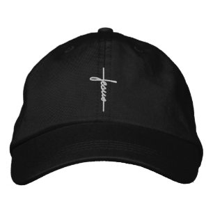 Embroidered Hat / Stylish Hat With A Cross Logo