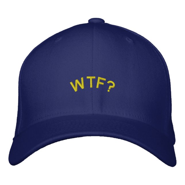 Embroidered Hat: WTF? Embroidered Hat (Front)