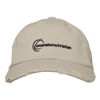 Embroidered Logo Hat Brown