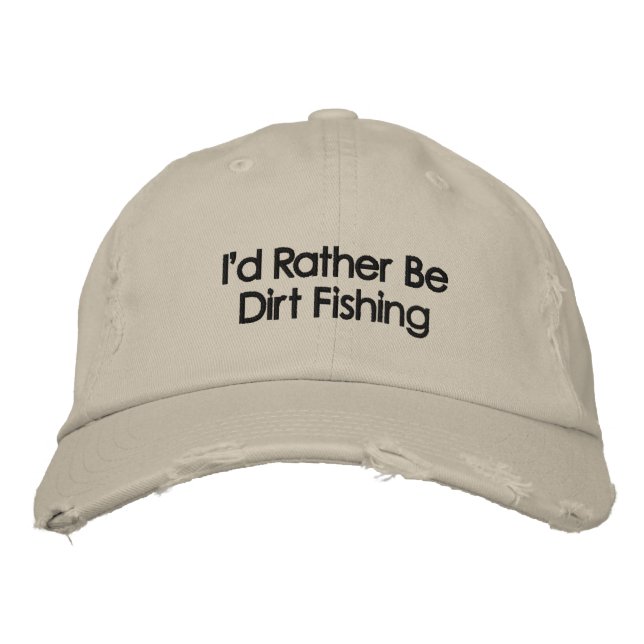 Embroidered Metal Detecting Hat (Front)