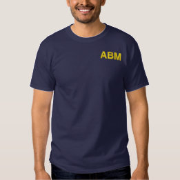 Embroidered Navy ABM Tee