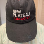 Embroidered New Plateau Brand Baseball Hat<br><div class="desc">Embroidered New Plateau Brand Baseball Hat.  Discover a whole new level of thinking with New Plateau. It's not just a mindset,  it's a lifestyle. Embrace the freedom to explore endless possibilities and unlock your full potential.</div>