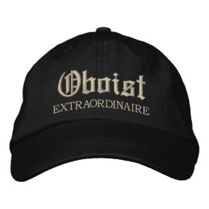 Embroidered Oboist Extraordinaire Music Cap