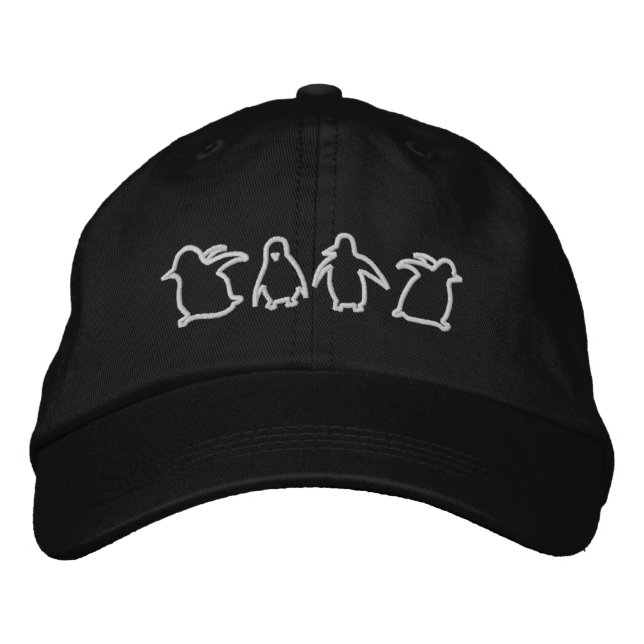 Embroidered Penguin Hat (Front)