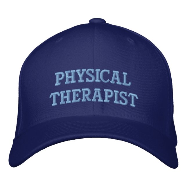 Embroidered Physical Therapist Hat (Front)