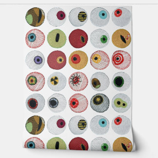 Embroidered Rainbow Eyeballs Wallpaper