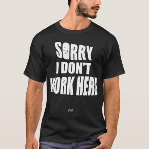 Embroidered Sarcastic Humour T-Shirt