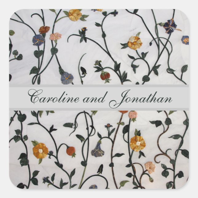 Embroidered Vines Envelope Seal (Front)