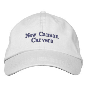 Embroidered White Navy Lettering PERSONALIZE NAME Hat