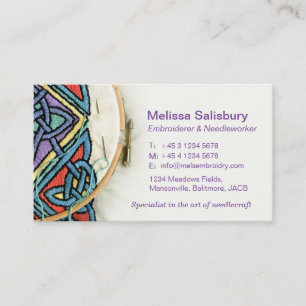 Embroiderer / Needlework business cards