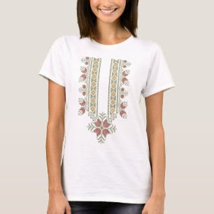 Embroidery Design Pattern #14 Palestinian Tatreez T-Shirt