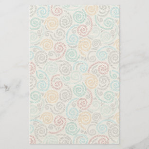 Embroidery fancy rumpled paper