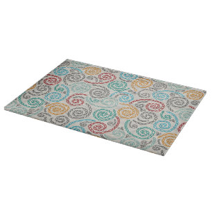 Embroidery fancy rumpled paper cutting board