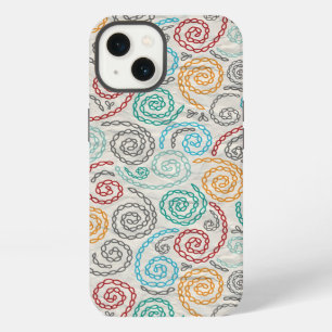 Embroidery fancy rumpled paper iPhone 13 case