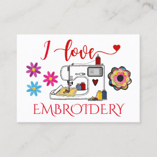Embroidery - Fashion - Seamstress Business Card