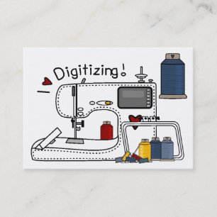 Embroidery - Fashion - Seamstress - SRF Business Card