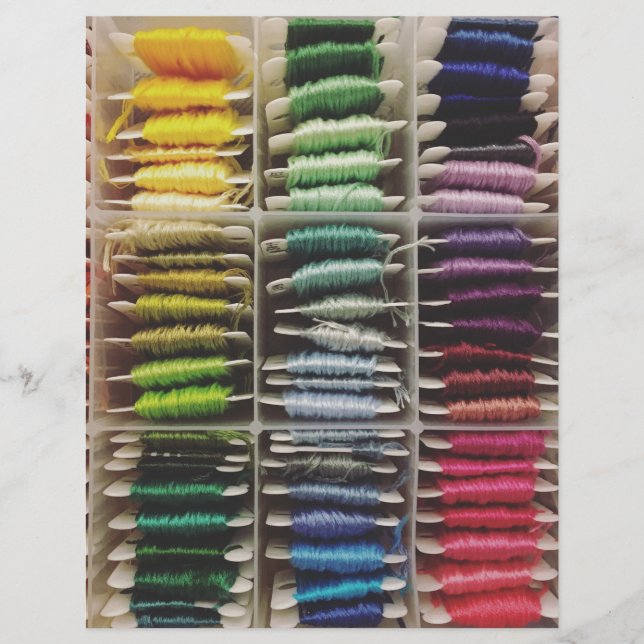 Embroidery Floss Rainbow (Front)