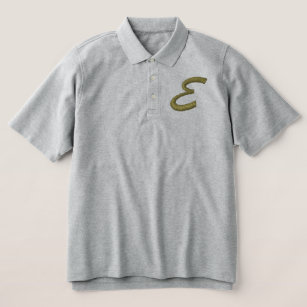 Embroidery Monogram Letter E Initial