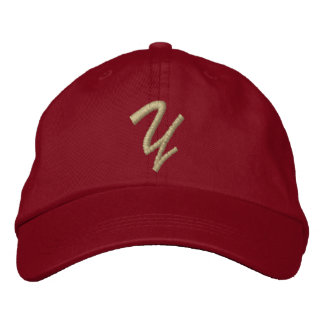 Embroidery Monogram Letter Y Initial Embroidered Hat