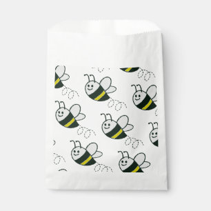 Embroidery Print Cute Bee Baby Shower Favour Bags