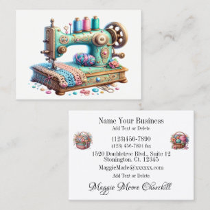 Embroidery / Sewing / Seamstress  Business Card