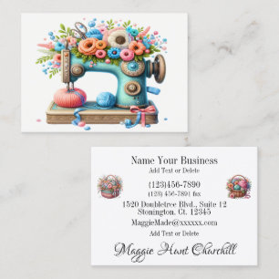 Embroidery / Sewing / Seamstress  Business Card