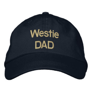 Embroidery Westie DAD Embroidered Hat