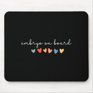 Embryo On Board Heart Ivf Transfer Day Fertility N Mouse Mat