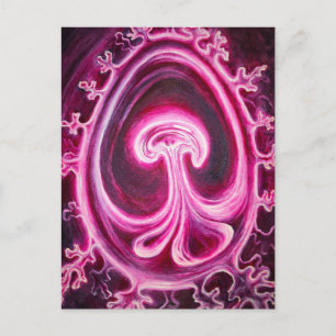 Embryo with placenta    postcard