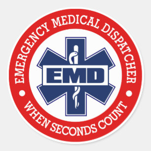 EMD (Emergency Medical Dispatcher) Classic Round Sticker