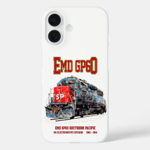 EMD GP60 Diesel Locomotive of Southern Pacific iPhone 16 Case