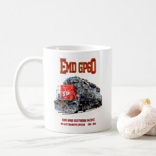 EMD GP60 Diesel Locomotive of Southern Pacific Coffee Mug