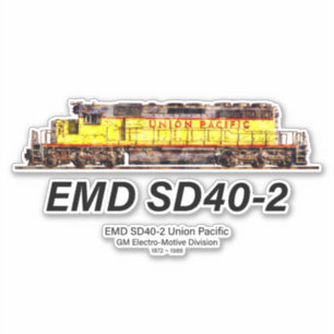 EMD SD40-2 Diesel Locomotive. Union Pacific