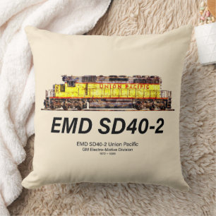 EMD SD40-2 Diesel Locomotive. Union Pacific Cushion