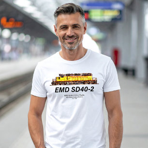 EMD SD40-2 Diesel Locomotive. Union Pacific T-Shirt