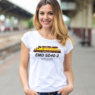 EMD SD40-2 Diesel Locomotive. Union Pacific T-Shirt