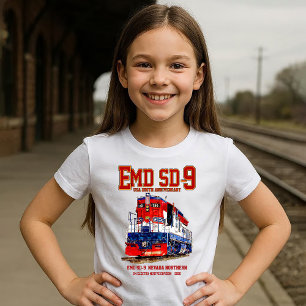 EMD SD-9 USA 250th Anniversary Heritage Locomotive T-Shirt