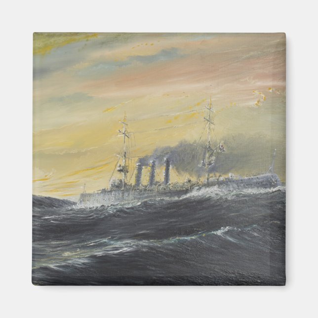 Emden rides the waves Indian Ocean 1914 2011 Magnet (Front)