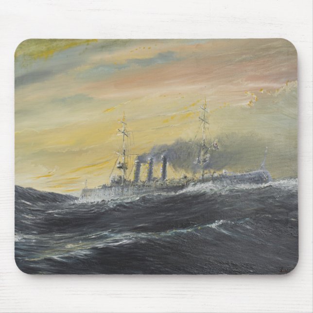 Emden rides the waves Indian Ocean 1914 2011 Mouse Mat (Front)