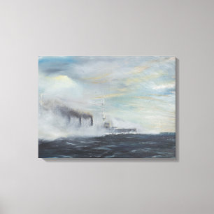 Emden 'The Swan of the East' 1914 2011 Canvas Print