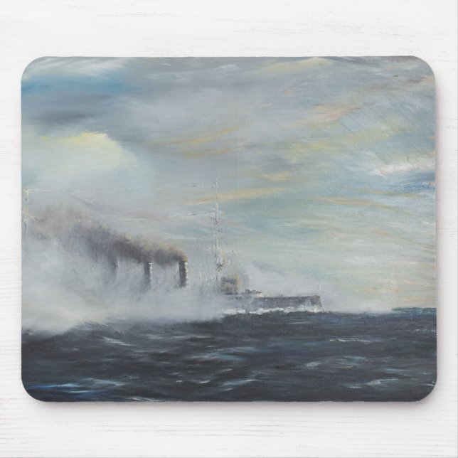 Emden 'The Swan of the East' 1914 2011 Mouse Mat (Front)