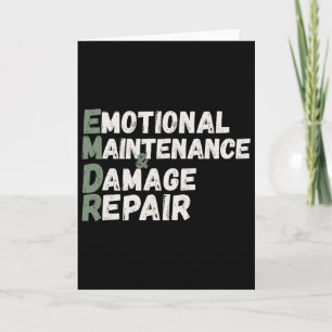 Emdr Emotional Maintenance And Damage Repair Humou Card