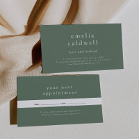 EMELIA Modern Sage Green Small Business Reminder