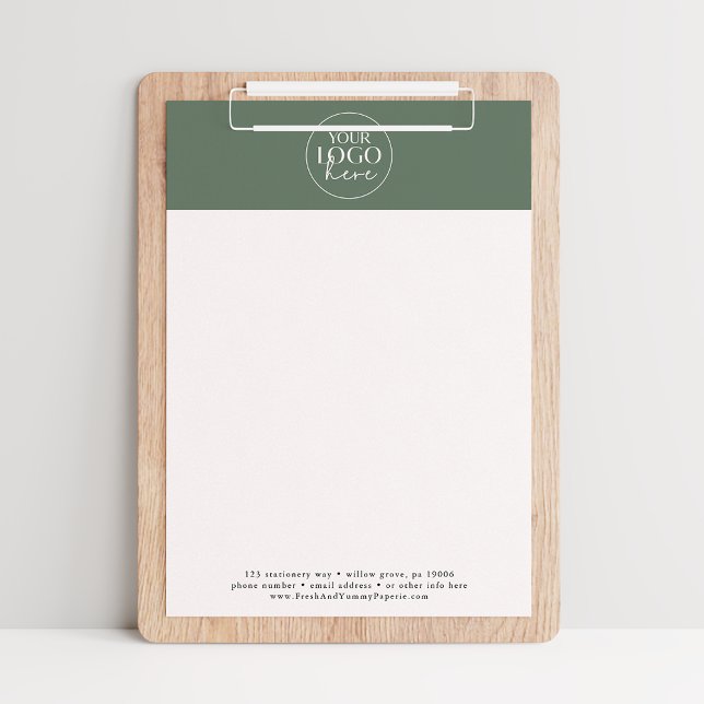 EMELIA Sage Professional Business Logo Company Custom Letterhead (EMELIA Sage Professional Business Logo Company Letterhead)